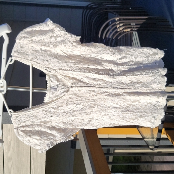 Max Rave | Tops | Max Rave Corset Type Lace Top Wtie Up Back | Poshmark